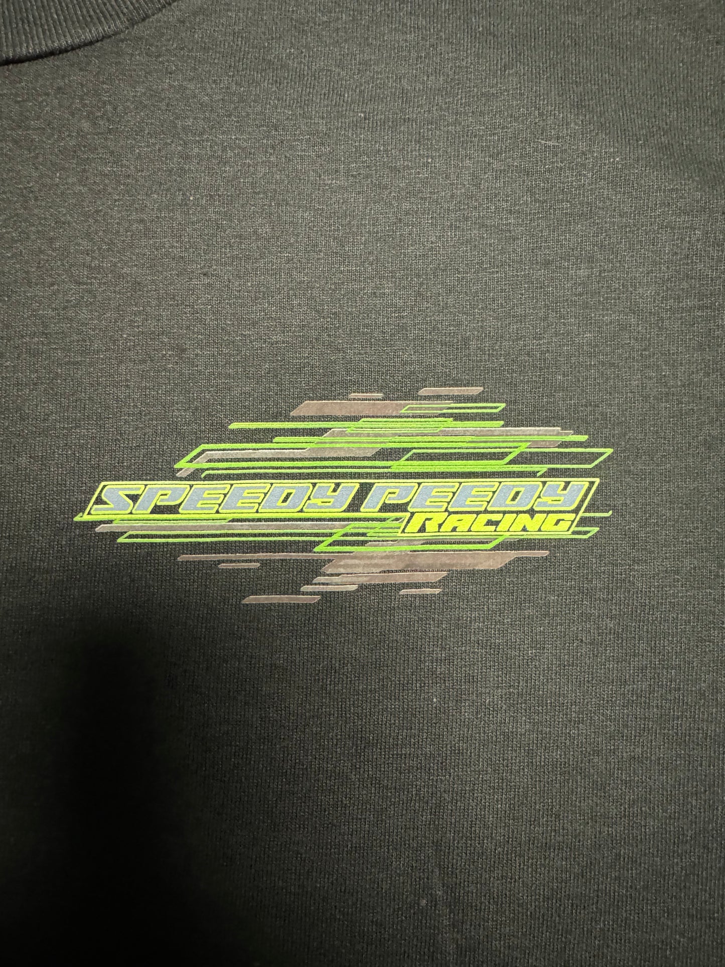 Black Speedy Peedy Racing T-shirt