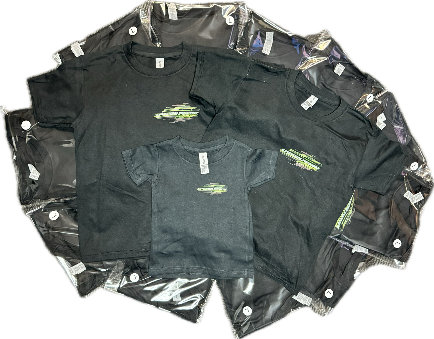 Kids Black Speedy Peedy Racing T-shirt