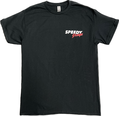 Black Speedy Dumps T-Shirt